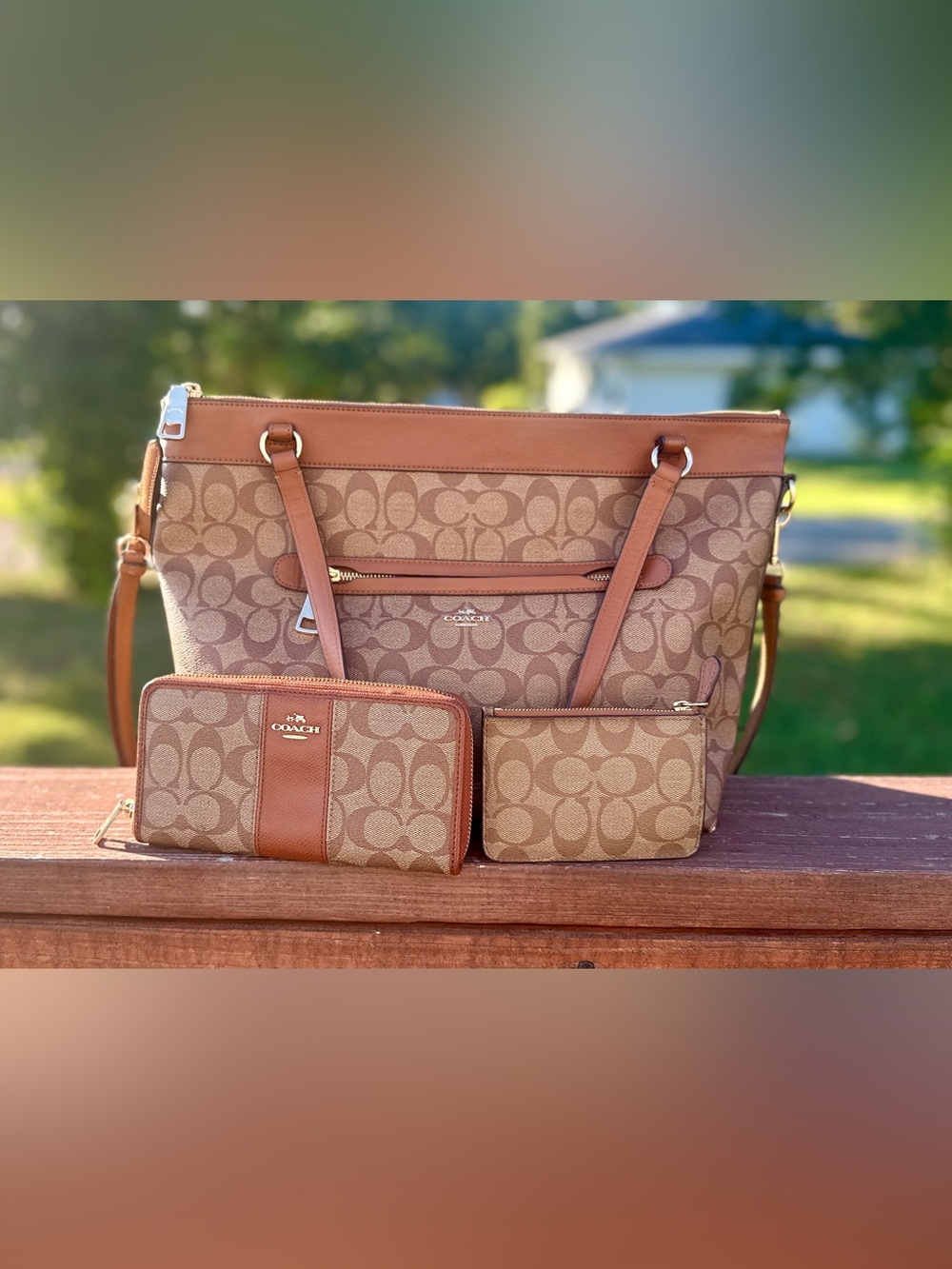 Coach Tyler Three Piece Matching Set